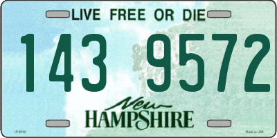 NH license plate 1439572