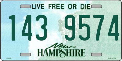 NH license plate 1439574