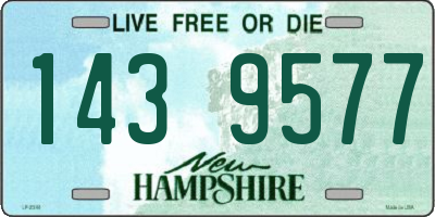 NH license plate 1439577