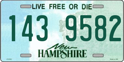 NH license plate 1439582