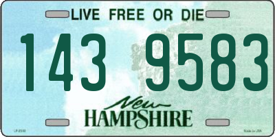 NH license plate 1439583