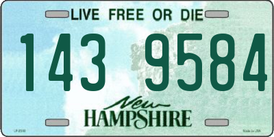 NH license plate 1439584