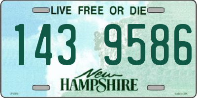 NH license plate 1439586