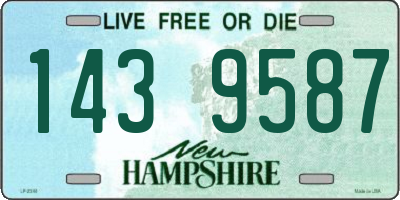 NH license plate 1439587