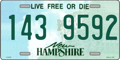 NH license plate 1439592