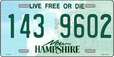 NH license plate 1439602