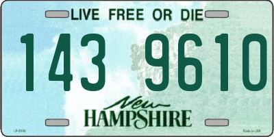 NH license plate 1439610