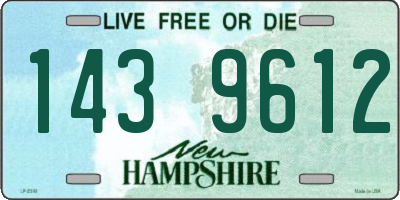 NH license plate 1439612