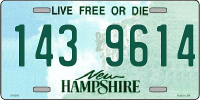 NH license plate 1439614