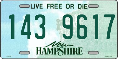 NH license plate 1439617