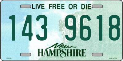 NH license plate 1439618