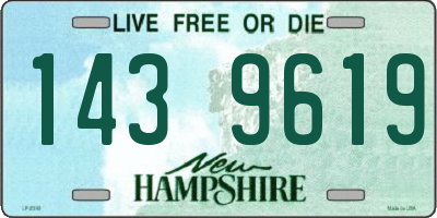 NH license plate 1439619