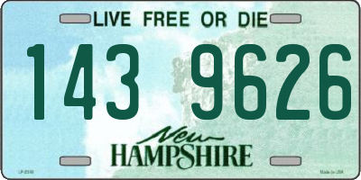 NH license plate 1439626