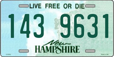 NH license plate 1439631