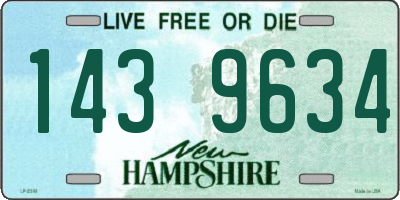 NH license plate 1439634