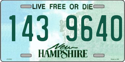 NH license plate 1439640