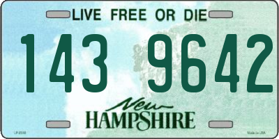 NH license plate 1439642