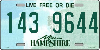NH license plate 1439644
