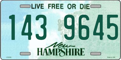 NH license plate 1439645