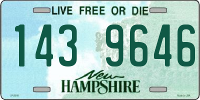 NH license plate 1439646