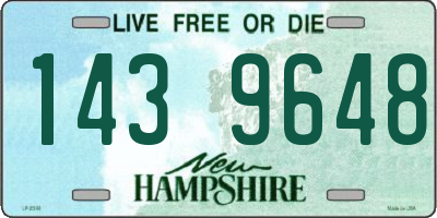 NH license plate 1439648