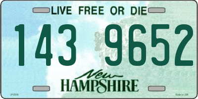 NH license plate 1439652