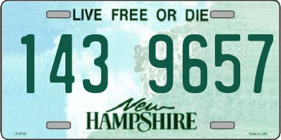 NH license plate 1439657