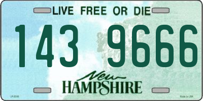 NH license plate 1439666