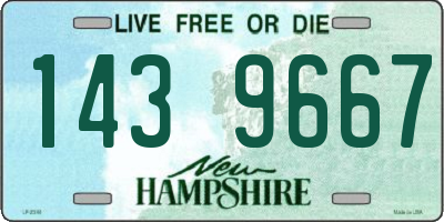 NH license plate 1439667