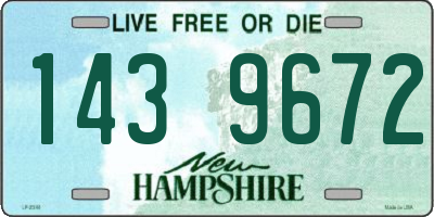 NH license plate 1439672
