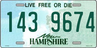 NH license plate 1439674