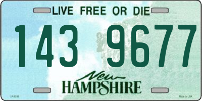 NH license plate 1439677
