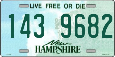 NH license plate 1439682