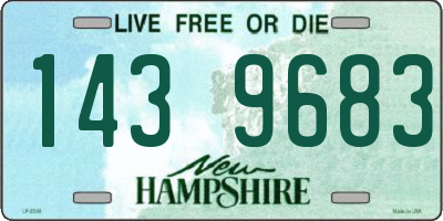 NH license plate 1439683