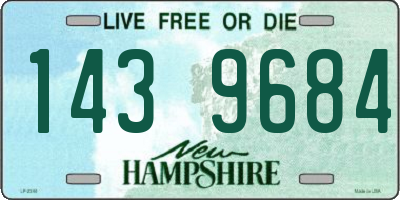 NH license plate 1439684