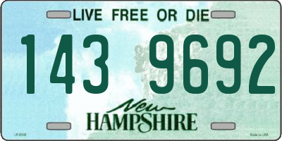 NH license plate 1439692