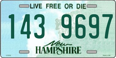 NH license plate 1439697