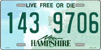 NH license plate 1439706
