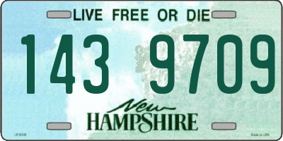 NH license plate 1439709