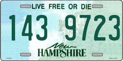 NH license plate 1439723