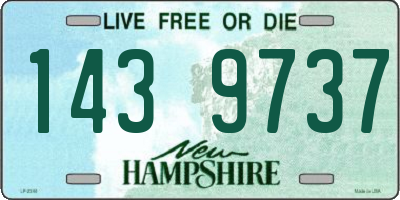 NH license plate 1439737