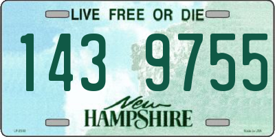 NH license plate 1439755