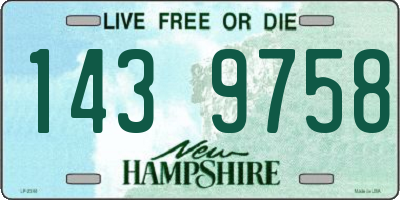 NH license plate 1439758