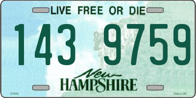 NH license plate 1439759