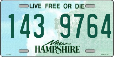 NH license plate 1439764