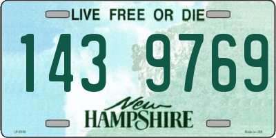 NH license plate 1439769