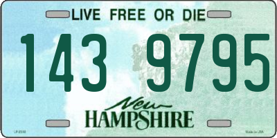 NH license plate 1439795