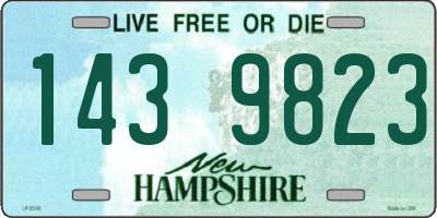 NH license plate 1439823