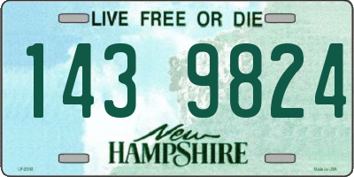 NH license plate 1439824