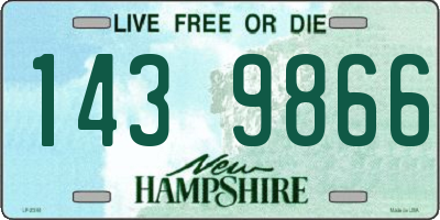 NH license plate 1439866